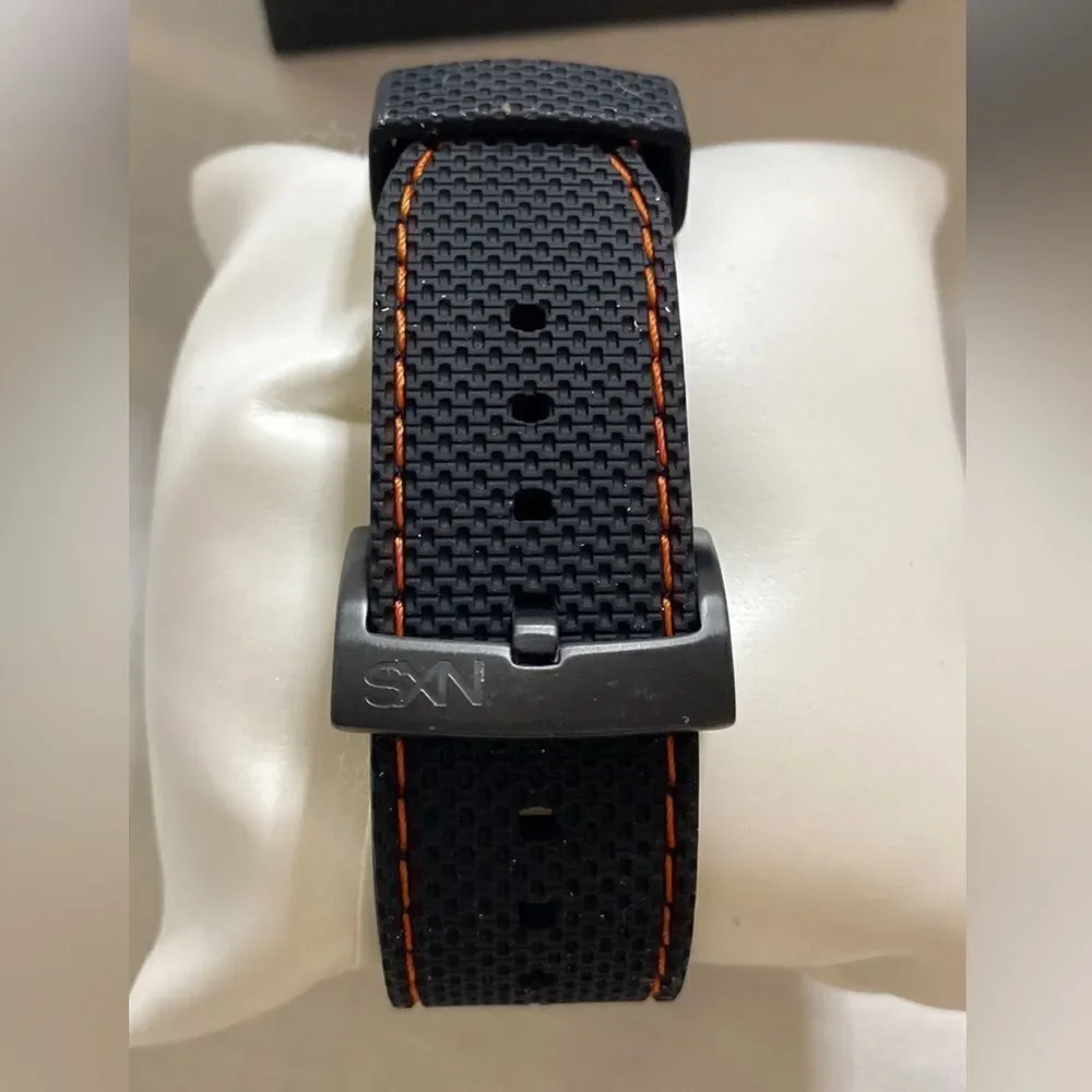 NWB NSX Watches Torstein Black Men's Sport Watch Bold Colored Luminescence